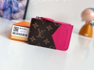 M12386 ルイヴィトン モノグラム 財布 スーパーコピー 「LOUIS VUITTON」 25新作 カードケース ポルト カルト･ロミー ラウンドファスナー財布