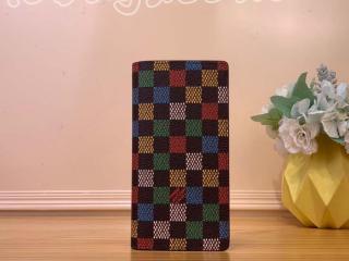 N00141 ルイヴィトン ダミエ 長財布 スーパーコピー 「LOUIS VUITTON」 25新作 ポルトフォイユ･ブラザ 二つ折り財布