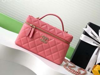 AP4531-2 シャネル バッグ スーパーコピー 25春夏新作 CHANEL ヴァニティバッグ グレインド カーフスキン レディース ショルダーバッグ 10色可選択