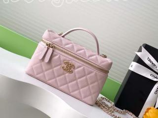 AP4531-4 シャネル バッグ スーパーコピー 25春夏新作 CHANEL ヴァニティバッグ グレインド カーフスキン レディース ショルダーバッグ 10色可選択