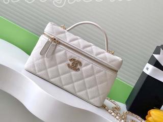 AP4531-6 シャネル バッグ スーパーコピー 25春夏新作 CHANEL ヴァニティバッグ グレインド カーフスキン レディース ショルダーバッグ 10色可選択
