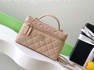 AP4531-10 シャネル バッグ スーパーコピー 25春夏新作 CHANEL ヴァニティバッグ グレインド カーフスキン レディース ショルダーバッグ 10色可選択