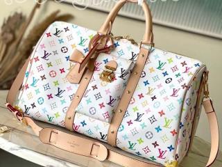 M13742 ルイヴィトン モノグラム・マルチカラー バッグ スーパーコピー 「LOUIS VUITTON」 25新作 LV × TM キーポル･バンドリエール 45 ボストンバッグ