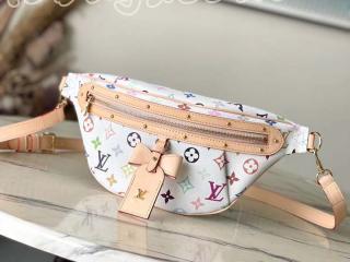 M13660 ルイヴィトン モノグラム・マルチカラー バッグ コピー 「LOUIS VUITTON」 25新作 LV × TM バムバッグ レディース ボディバッグ