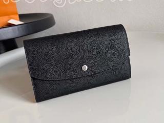M60143 ルイヴィトン マヒナ 長財布 コピー 「LOUIS VUITTON」 ポルトフォイユ・イリス ヴィトン レディース 二つ折り財布 3色可選択 ノワール