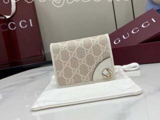 820692 FAD6L 9641 グッチ 財布 スーパーコピー 25新作 GUCCI 〔GGエンブレム〕ミニ ウォレット(コイン＆紙幣入れ付き） レディース 二つ折り財布