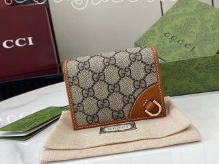 820692 FAD6L 9758 グッチ 財布 スーパーコピー 25新作 GUCCI 〔GGエンブレム〕ミニ ウォレット(コイン＆紙幣入れ付き） レディース 二つ折り財布