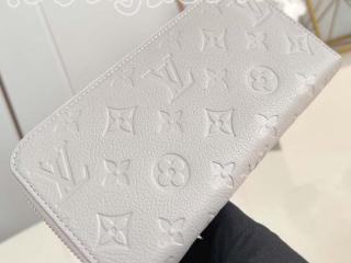 M13825 ルイヴィトン モノグラム･アンプラント 長財布 コピー 「LOUIS VUITTON」 25新作 ジッピー･ウォレット ラウンドファスナー財布 ブルームグレー