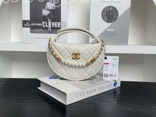 AP4584-2 シャネル バッグ コピー 25春夏 CHANEL ポーチ グレインド カーフスキン & コスチューム パール レディース ショルダーバッグ 5色可選択