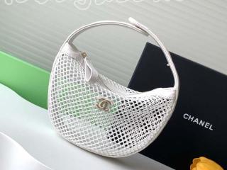 AP4575-2 シャネル バッグ スーパーコピー CHANEL 25春夏 ポーチ メッシュ & シャイニー ラムスキン レディース ハンドバッグ