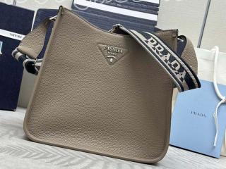 1BC073-1 プラダ バッグ スーパーコピー 25新作 PRADA レザーホーボーバッグ レディース ショルダーバッグ 3色可選択