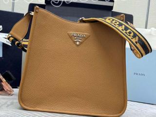 1BC073-3 プラダ バッグ スーパーコピー 25新作 PRADA レザーホーボーバッグ レディース ショルダーバッグ 3色可選択