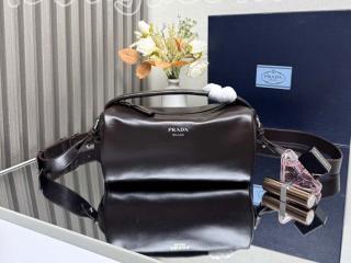 2VH188_2C75_F0003_V_DOO プラダ バッグ コピー 25新作 PRADA ナッパレザー レディース ショルダーバッグ ダークブラウン