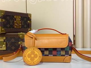 N00187 ルイヴィトン ダミエ バッグ コピー 「LOUIS VUITTON」 25新作 スティーマー･イーストウエスト ウェアラブル ウォレット メンズ ショルダーバッグ