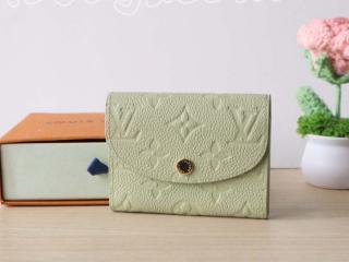 M14084 ルイヴィトン モノグラム･アンプラント 財布 コピー 「LOUIS VUITTON」 25新作 LV × TM ポルトモネ･ロザリ レディース 二つ折り財布 グリーンティー 