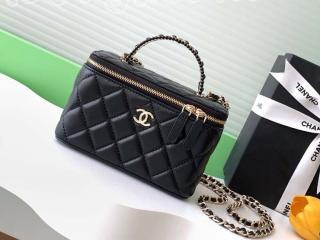 AP4452-1 シャネル バッグ スーパーコピー 25SS新作 CHANEL ロング ヴァニティケース ラムスキン & コスチューム パール ショルダーバッグ 3色可選択