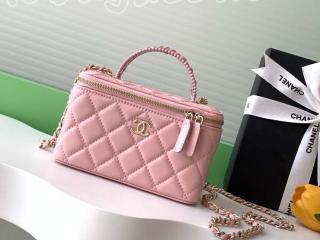 AP4452-2 シャネル バッグ コピー 25SS新作 CHANEL ロング ヴァニティケース ラムスキン & コスチューム パール ショルダーバッグ 3色可選択