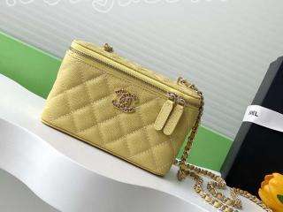 AP4530-5 シャネル バッグ コピー 25新作 CHANEL ロング ヴァニティケース シャイニー グレインド カーフスキン & ストラス ショルダーバッグ 5色可選択
