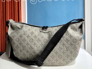 M24468 ルイヴィトン モノグラム･シャドウ バッグ スーパーコピー 「LOUIS VUITTON」 25新作 ホーボー･ハンモック メンズ ショルダーバッグ
