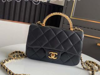 AS4847 B16355 94305 シャネル バッグ コピー CHANEL ミニ フラップ バッグ ラムスキン レディース ショルダーバッグ
