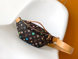 M24858 ルイヴィトン モノグラム･クラギー バッグ スーパーコピー 「LOUIS VUITTON」 25新作 ラッシュ･バムバッグ メンズ ショルダーバッグ