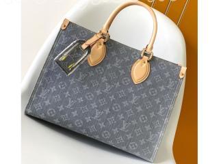 M13189 ルイヴィトン モノグラム･デニム バッグ スーパーコピー 「LOUIS VUITTON」 25新作 オンザゴー MM レディース トートバッグ