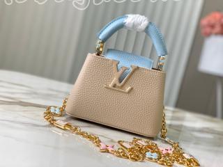 M23952 ルイヴィトン バッグ コピー 「LOUIS VUITTON」 25新作 カプシーヌ ナノ ハンドバッグ レディース ショルダーバッグ
