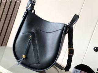 A538HHSX01-1 ロエベ バッグ コピー 25新作 LOEWE ハンモック スライスバッグ（シャイニーカーフ） ショルダーバッグ 3色可選択