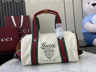 816865 FAD78 9042 グッチ バッグ コピー 25新作 GUCCI プリント キャンバス スモール ダッフルバッグ メンズ ショルダーバッグ
