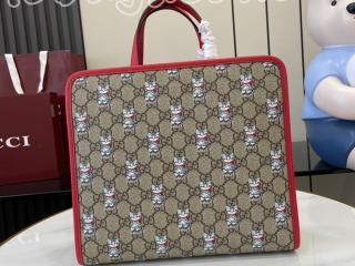 605614 FAD5G 9748 グッチ バッグ コピー 25新作 GUCCI 〔チルドレンズ〕GG プリント トートバッグ レディースバッグ