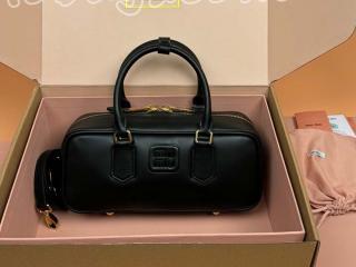 5BB148-1 ミュウミュウ バッグ スーパーコピー 25新作 MIUMIU アルカディ レザー バッグ レディース ハンドバッグ