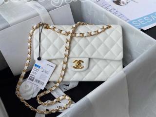 A01113-2 シャネル バッグ コピー CHANEL クラシック スモール ハンドバッグ グレインド カーフスキン ショルダーバッグ シルバー/ゴールド金具 可選択