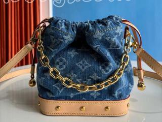 M83043 ルイヴィトン モノグラム･デニム バッグ スーパーコピー ｢LOUIS VUITTON｣ 25新作 ナノ･ノエ レディース ショルダーバッグ