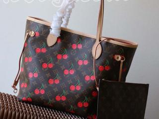 M13263 ルイヴィトン モノグラム バッグ コピー ｢LOUIS VUITTON｣ 25新作 LV × TM ネヴァーフル MM レディース トートバッグ