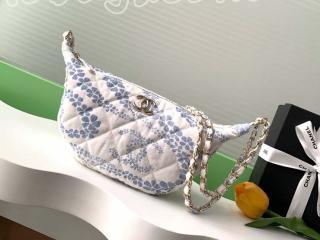 AS5431-1 シャネル バッグ コピー CHANEL 25新作 ココ ビーチ コレクション ラージ ホーボー バッグ プリント デニム 3色可選択