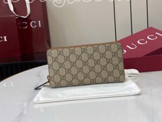 821207 FAED0 9786 グッチ 長財布 コピー GUCCI 25新作 〔GGエンブレム〕ジップアラウンドウォレット ラウンドファスナー財布