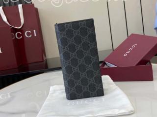 821213 FAD6M 1000 グッチ 長財布 スーパーコピー 25新作 GUCCI 〔GGエンブレム〕ロングウォレット メンズ 二つ折り財布