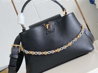 M12924 ルイヴィトン バッグ コピー ｢LOUIS VUITTON｣ 25新作 カプシーヌ MM レディース ショルダーバッグ 3色可選択