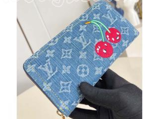 M23161 ルイヴィトン モノグラム･デニム 長財布 スーパーコピー ｢LOUIS VUITTON｣ 25新作 LV × TM ジッピー･ウォレット ラウンドファスナー財布