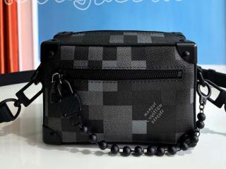 M14922 ルイヴィトン バッグ スーパーコピー ｢LOUIS VUITTON｣ 25新作 ミニ･ソフトトランク メンズ ショルダーバッグ
