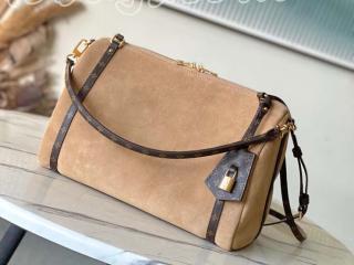 M26358 ルイヴィトン モノグラム バッグ コピー ｢LOUIS VUITTON｣ 25新作 エクスプレス MM レディース ショルダーバッグ Noisette