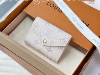 M25649 ルイヴィトン モノグラム・アンプラント 財布 スーパーコピー ｢LOUIS VUITTON｣ 25新作 ポルトフォイユ･ヴィクトリーヌ レディース 三つ折り財布