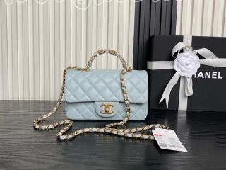 AS5701-3 シャネル バッグ スーパーコピー 25新作 CHANEL トップハンドル ミニ フラップ バッグ レディース ショルダーバッグ