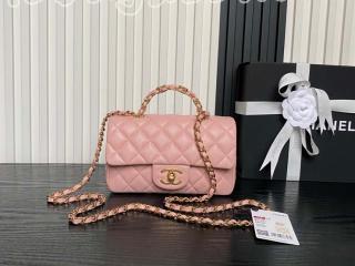 AS5701-5 シャネル バッグ スーパーコピー 25新作 CHANEL トップハンドル ミニ フラップ バッグ レディース ショルダーバッグ