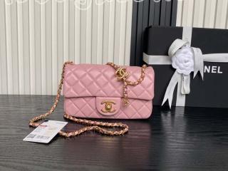 AS5759-2 シャネル バッグ コピー 25新作 CHANEL ミニ フラップ バッグ シャイニー ラムスキン ショルダーバッグ