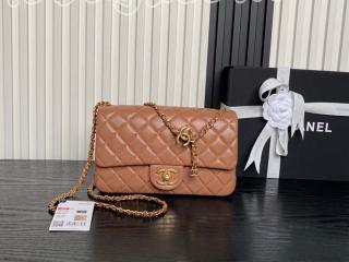 AS5756-2 シャネル バッグ コピー 25新作 CHANEL フラップ バッグ シャイニー ラムスキン ショルダーバッグ