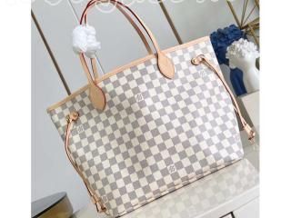 N40604 ルイヴィトン ダミエ・アズール バッグ スーパーコピー 「LOUIS VUITTON」 25新作 ネヴァーフル MM レディース トートバッグ