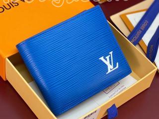 M25996 ルイヴィトン エピ 財布 スーパーコピー 「LOUIS VUITTON」 25新作 ポルトフォイユ・マルコ メンズ 二つ折り財布 ブルー