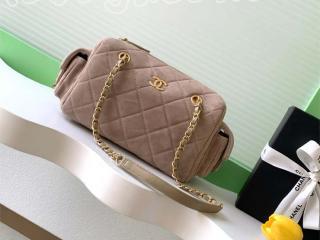 AS5792-7 シャネル バッグ コピー CHANEL 25/26年秋冬 コレクション スモール ボーリング バッグ ツイード レディース ショルダーバッグ