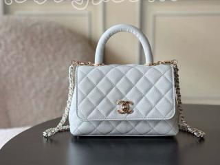 AS2215-2 シャネル バッグ スーパーコピー CHANEL トップハンドル ミニ フラップ バッグ グレインドカーフスキン レディース ショルダーバッグ